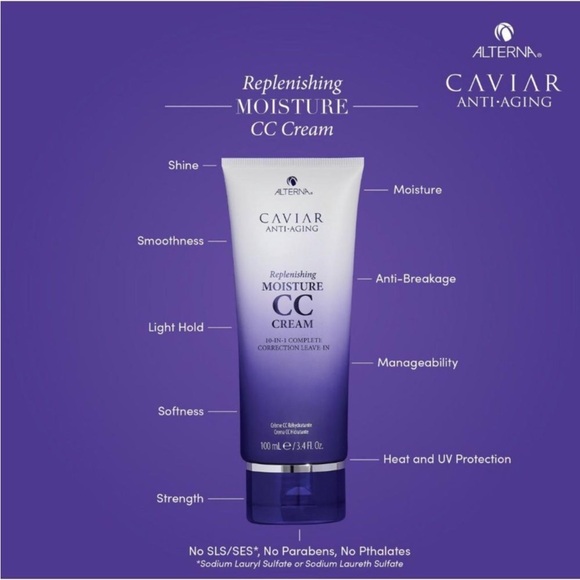 ALTERNA CAVIAR MOISTURE CC LEAVE IN CONDITIONER NWT DELUXE SAMPLE SIZE - Picture 2 of 7